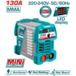 Soldadora Inverter Total 130A - Electrodo, Con Careta - Imagen 2