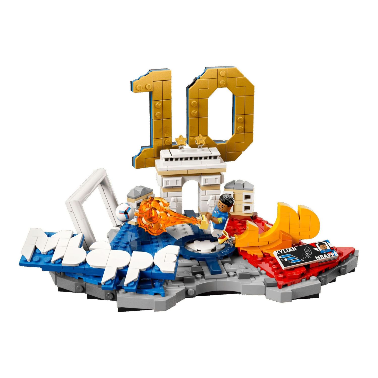 43013_01 Fenómeno Del Fútbol Kylian Mbappe LEGO Editions - 490 Piezas - Imagen 1