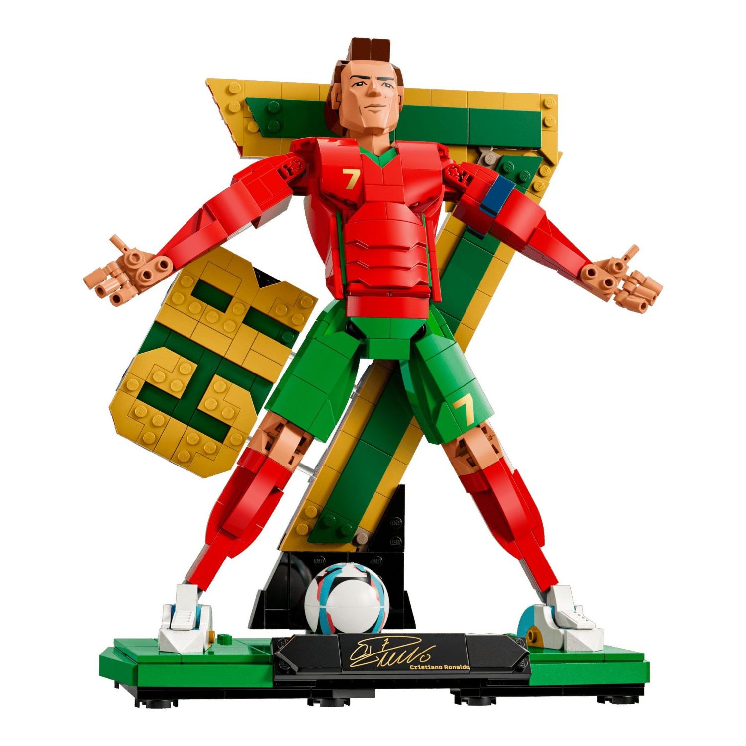 43016_01 Leyenda Del Fútbol Cristiano Ronaldo LEGO Editions - 854 Piezas - Imagen 1