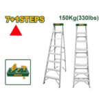 Escalera De Aluminio Jadever - 7 Escalones - Imagen 2