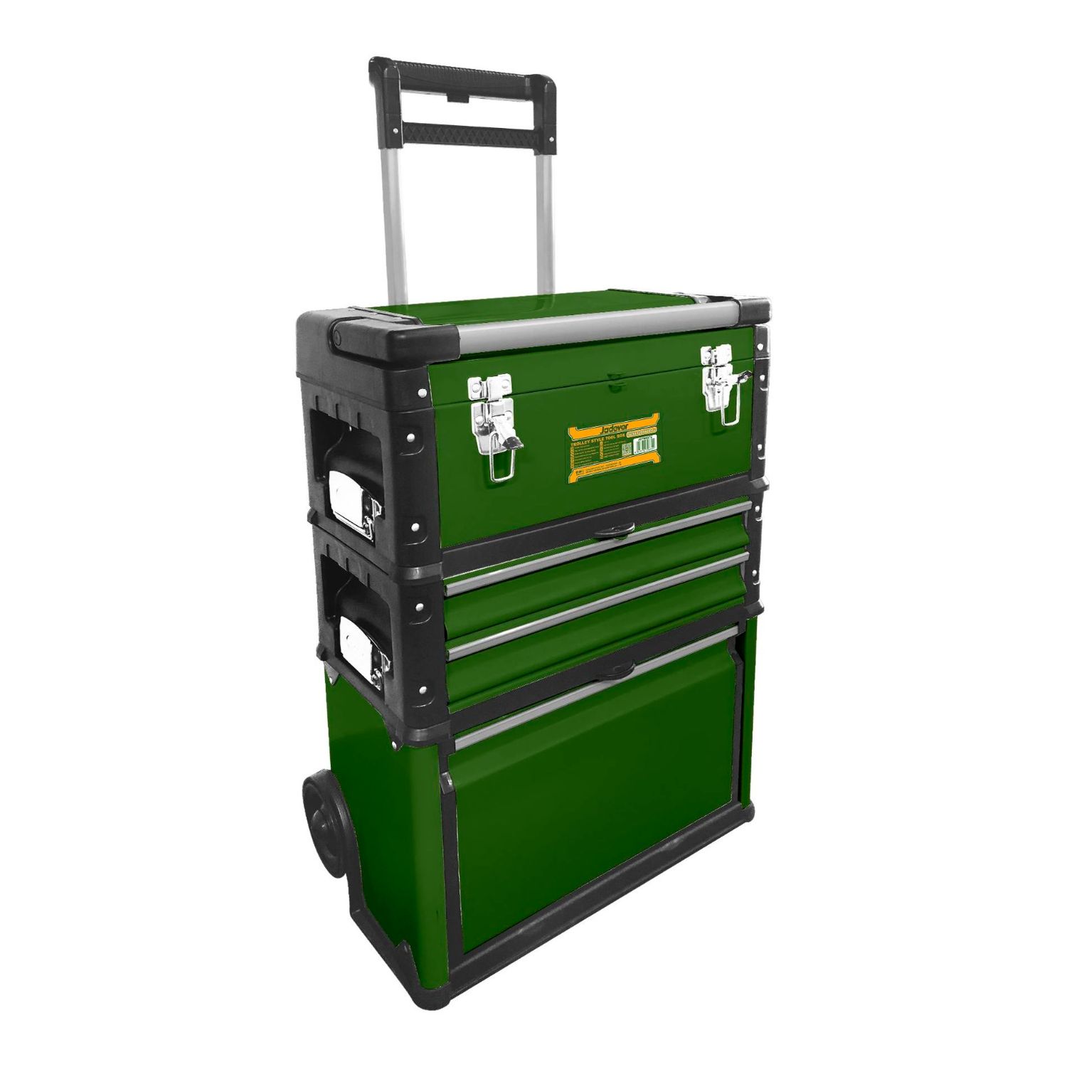 JDTB6A72_01 Carro Organizador De Herramientas Jadever - 3 Cajas Apilables - Imagen 1